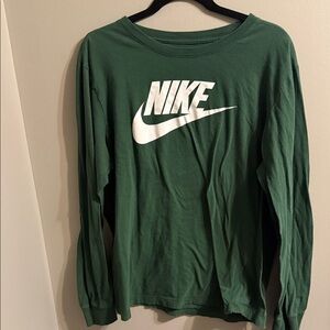 Nike Dark Green long sleeve tee